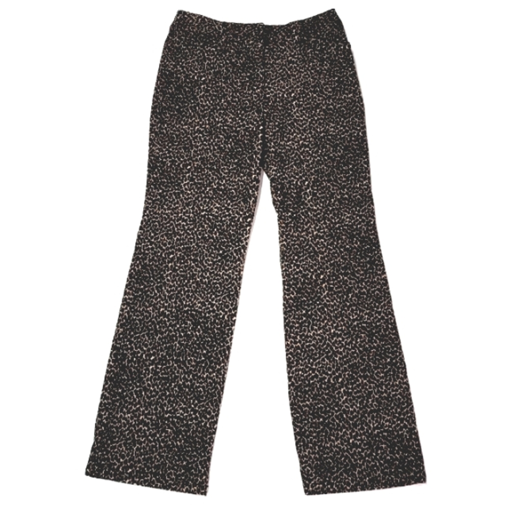 TALBOTS PETITES ♡ Gorgeous Leopard Print STRETCH Casual Dress Corduroy Pants 6P